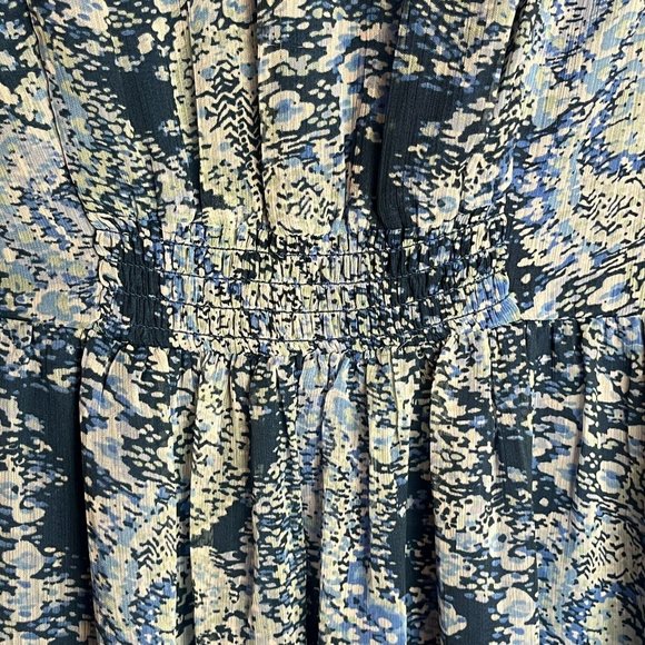 Joie Limited Edition Women’s Medium Maxi Dress Parisian Paisley Blue NWT Boho - Picture 4 of 13